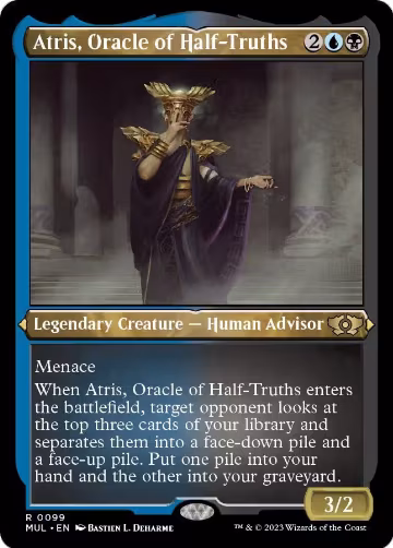 Atris, Oracle of Half-Truths (Foil Etched) (99), March of the Machine: Multiverse Legends — Magic card price