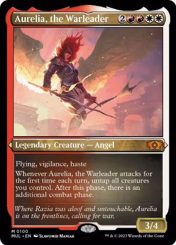Aurelia, the Warleader (Foil Etched) (100), March of the Machine: Multiverse Legends — Magic card price