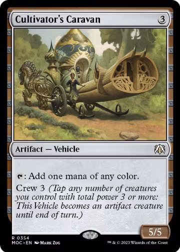 Cultivator's Caravan (354), Commander: March of the Machine — Magic card price