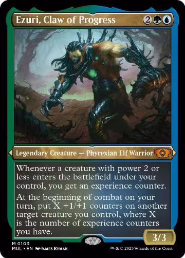 Ezuri, Claw of Progress (Foil Etched) (103), March of the Machine: Multiverse Legends — Magic card price