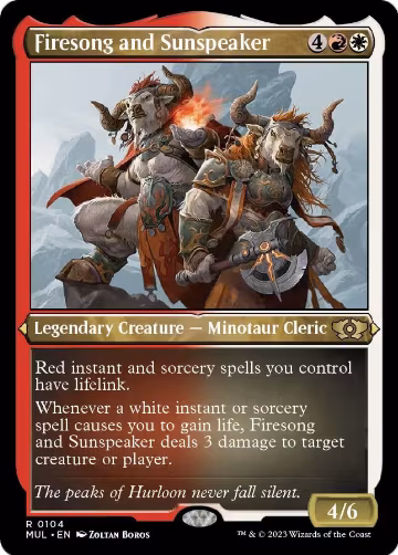 Firesong and Sunspeaker (Foil Etched) (104), March of the Machine: Multiverse Legends — Magic card price