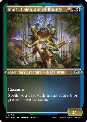 Imoti, Celebrant of Bounty (Foil Etched) (108), March of the Machine: Multiverse Legends — Magic card price
