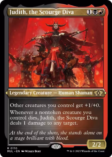 Judith, the Scourge Diva (Foil Etched) (110), March of the Machine: Multiverse Legends — Magic card price