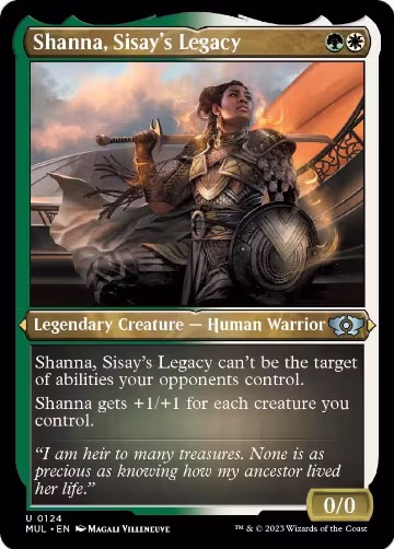 Shanna, Sisay's Legacy (Foil Etched) (124), March of the Machine: Multiverse Legends — Magic card price