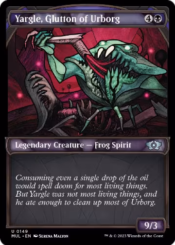 Yargle, Glutton of Urborg (Halo Foil) (149), March of the Machine: Multiverse Legends — Magic card price