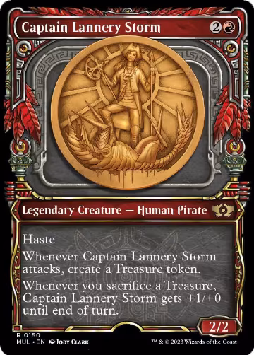 Captain Lannery Storm (Halo Foil) (150), March of the Machine: Multiverse Legends — Magic card price
