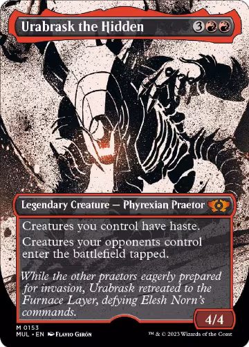 Urabrask the Hidden (Halo Foil) (153), March of the Machine: Multiverse Legends — Magic card price