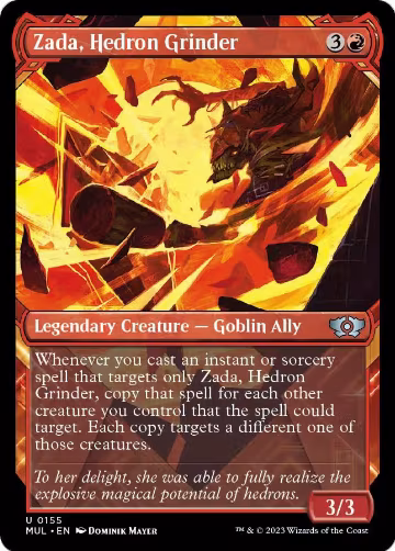 Zada, Hedron Grinder (Halo Foil) (155), March of the Machine: Multiverse Legends — Magic card price