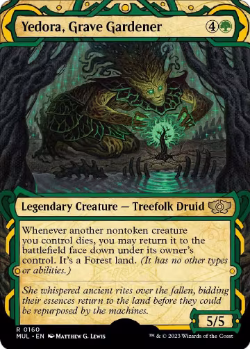 Yedora, Grave Gardener (Halo Foil) (160), March of the Machine: Multiverse Legends — Magic card price