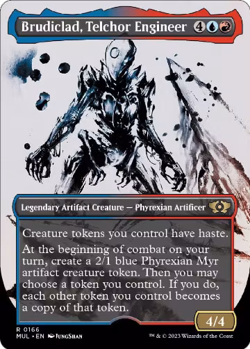 Brudiclad, Telchor Engineer (Halo Foil) (166), March of the Machine: Multiverse Legends — Magic card price