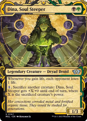 Dina, Soul Steeper (Halo Foil) (167), March of the Machine: Multiverse Legends — Magic card price