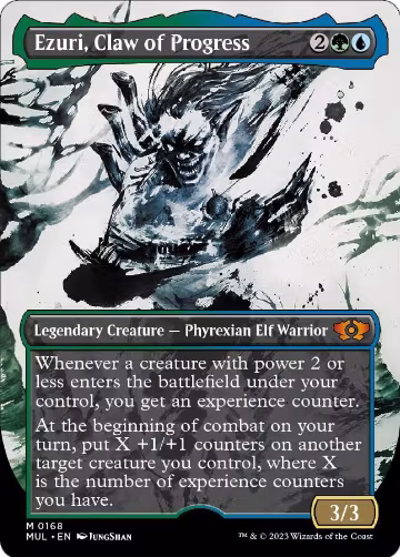 Ezuri, Claw of Progress (Halo Foil) (168), March of the Machine: Multiverse Legends — Magic card price