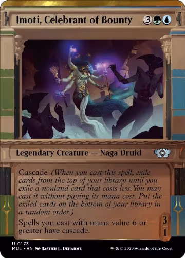 Imoti, Celebrant of Bounty (Halo Foil) (173), March of the Machine: Multiverse Legends — Magic card price