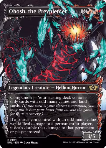 Obosh, the Preypiercer (Halo Foil) (184), March of the Machine: Multiverse Legends — Magic card price
