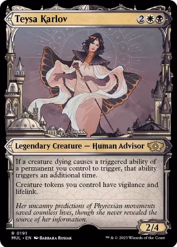 Teysa Karlov (Halo Foil) (191), March of the Machine: Multiverse Legends — Magic card price