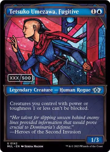 Tetsuko Umezawa, Fugitive (Serial Numbered) (142), March of the Machine: Multiverse Legends — Magic card price