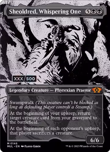 Sheoldred, Whispering One (Serial Numbered) (146) — card price