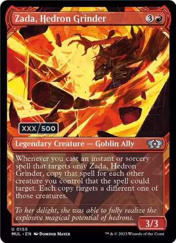 Zada, Hedron Grinder (Serial Numbered) (155), March of the Machine: Multiverse Legends — Magic card price