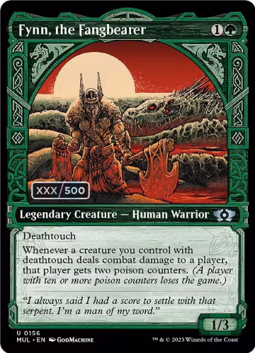 Fynn, the Fangbearer (Serial Numbered) (156), March of the Machine: Multiverse Legends — Magic card price