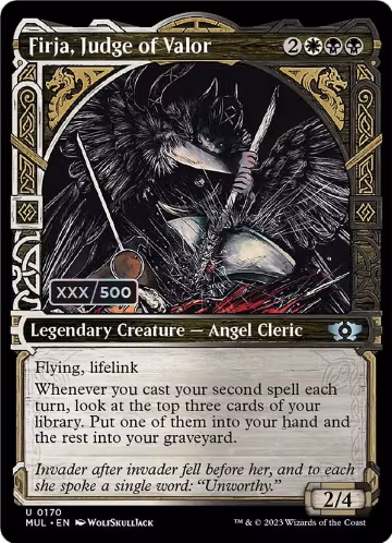 Firja, Judge of Valor (Serial Numbered) (170), March of the Machine: Multiverse Legends — Magic card price