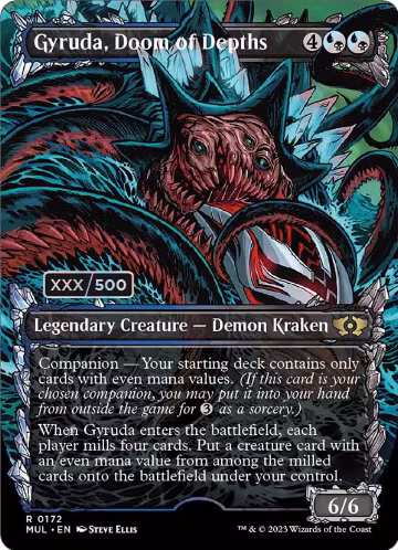 Gyruda, Doom of Depths (Serial Numbered) (172), March of the Machine: Multiverse Legends — Magic card price