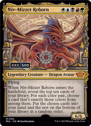 Niv-Mizzet Reborn (Serial Numbered) (183), March of the Machine: Multiverse Legends — Magic card price