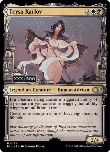 Teysa Karlov (Serial Numbered) (191), March of the Machine: Multiverse Legends — Magic card price