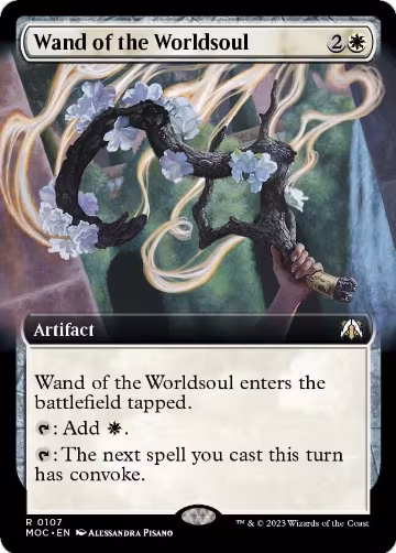 Wand of the Worldsoul (Extended Art) (107), Commander: March of the Machine — Magic card price