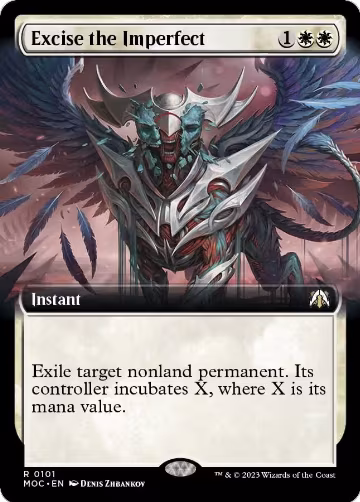 Excise the Imperfect (Extended Art) (101), Commander: March of the Machine — Magic card price