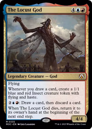 The Locust God (335), Commander: March of the Machine — Magic card price