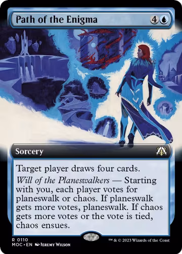 Path of the Enigma (Extended Art) (110), Commander: March of the Machine — Magic card price