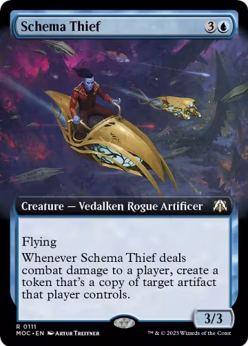 Schema Thief (Extended Art) (111), Commander: March of the Machine — Magic card price
