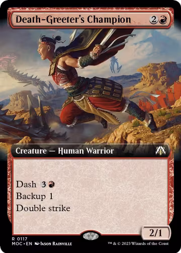 Death-Greeter's Champion (Extended Art) (117), Commander: March of the Machine — Magic card price