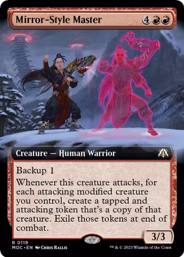 Mirror-Style Master (Extended Art) (119), Commander: March of the Machine — Magic card price