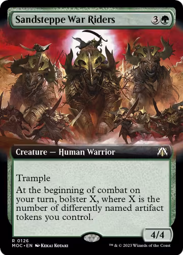 Sandsteppe War Riders (Extended Art) (126), Commander: March of the Machine — Magic card price