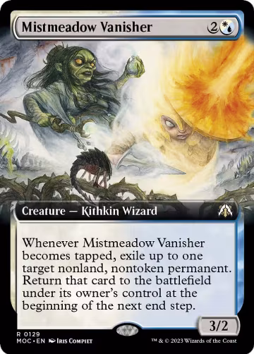 Mistmeadow Vanisher (Extended Art) (129), Commander: March of the Machine — Magic card price