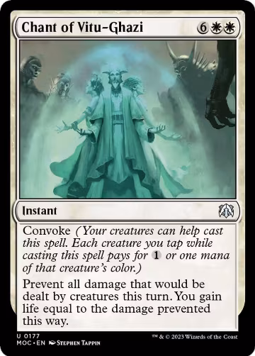 Chant of Vitu-Ghazi (177), Commander: March of the Machine — Magic card price