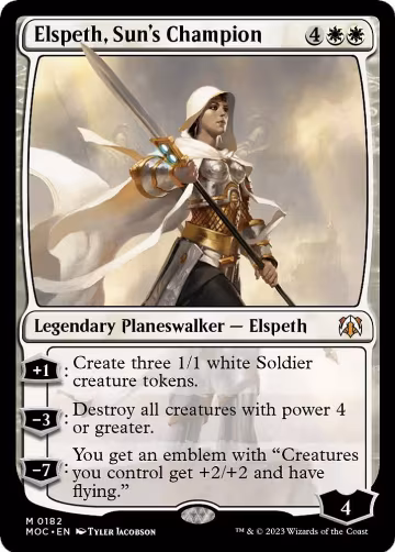 Elspeth, Sun's Champion (182), Commander: March of the Machine — Magic card price