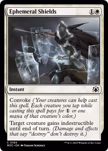Ephemeral Shields (184), Commander: March of the Machine — Magic card price