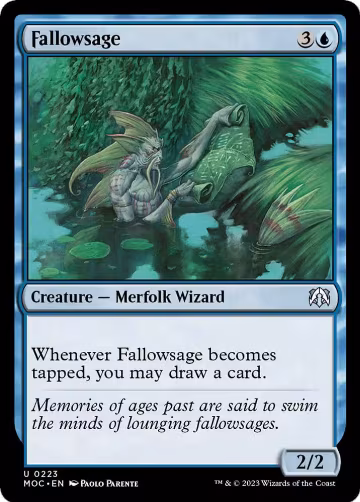 Fallowsage (223), Commander: March of the Machine — Magic card price