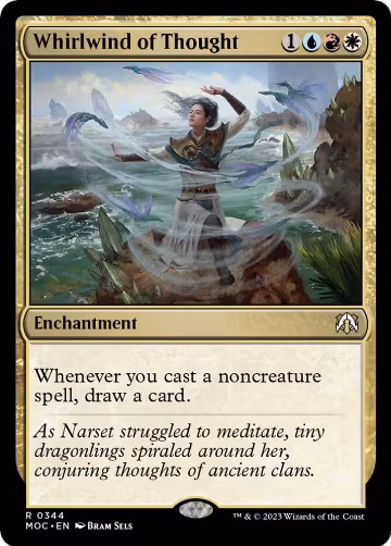 Whirlwind of Thought (344), Commander: March of the Machine — Magic card price
