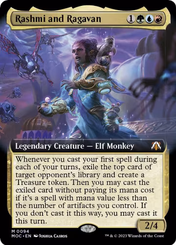 Rashmi and Ragavan (Extended Art) (94), Commander: March of the Machine — Magic card price