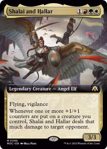 Shalai and Hallar (Extended Art) (96), Commander: March of the Machine — Magic card price