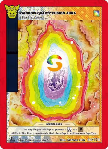 Rainbow Quartz Fusion Aura (44/174) — card price