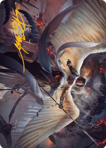 Serra Faithkeeper Art Card (Gold-Stamped Signature) (7), Art Series: March of the Machine — Magic card price