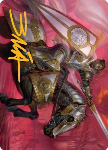 Sigiled Sentinel Art Card (Gold-Stamped Signature) (9), Art Series: March of the Machine — Magic card price
