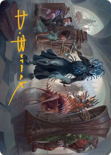 Invasion of Arcavios Art Card (Gold-Stamped Signature) (11), Art Series: March of the Machine — Magic card price