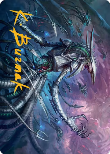 Jin-Gitaxias Art Card (Gold-Stamped Signature) (13), Art Series: March of the Machine — Magic card price