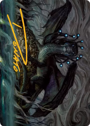 Oculus Whelp Art Card (Gold-Stamped Signature) (15), Art Series: March of the Machine — Magic card price