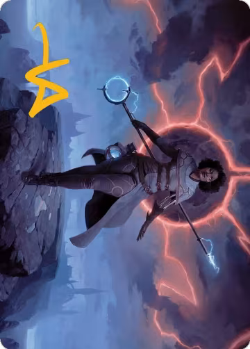 Rona, Herald of Invasion Art Card (Gold-Stamped Signature) (16), Art Series: March of the Machine — Magic card price